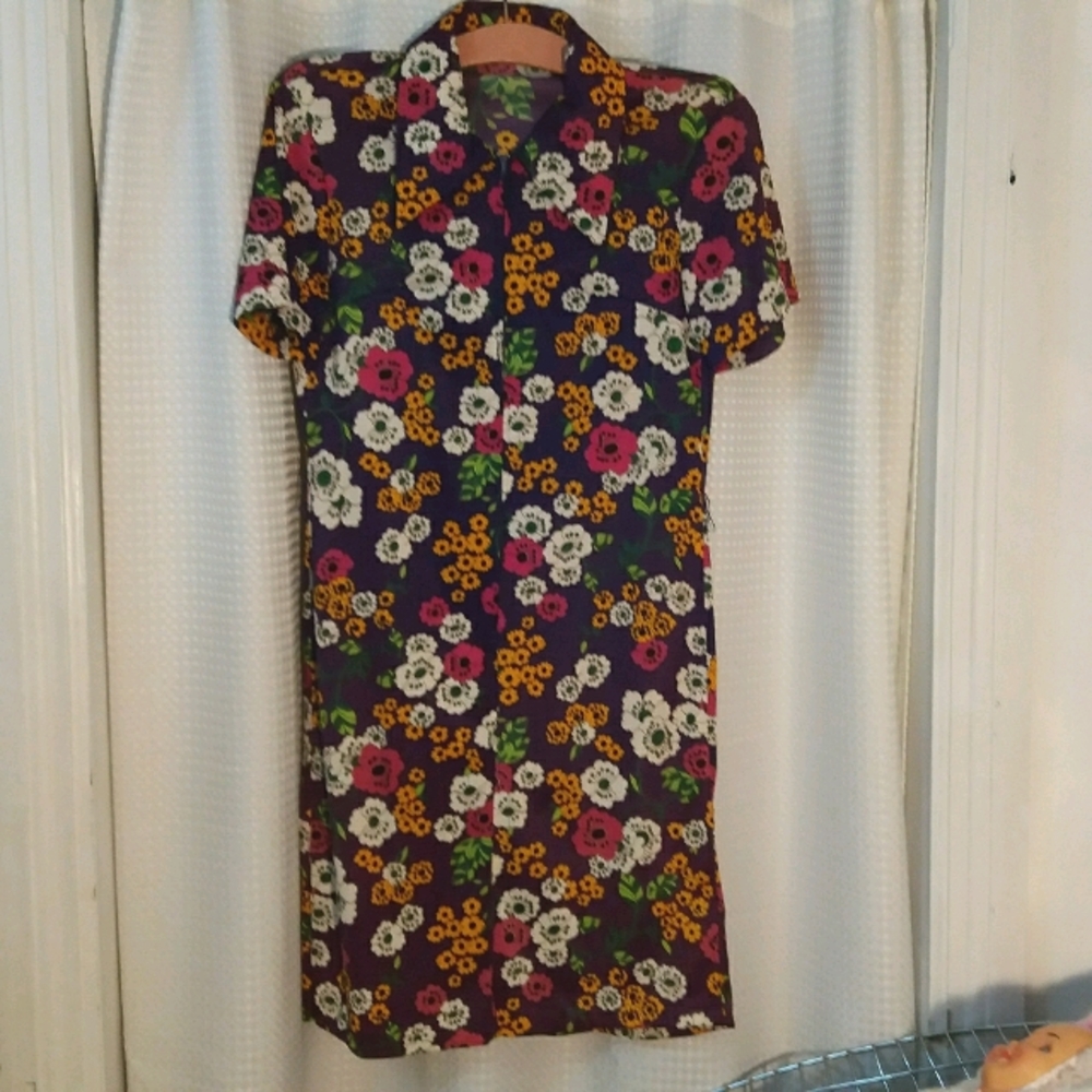 60s Purple Dress